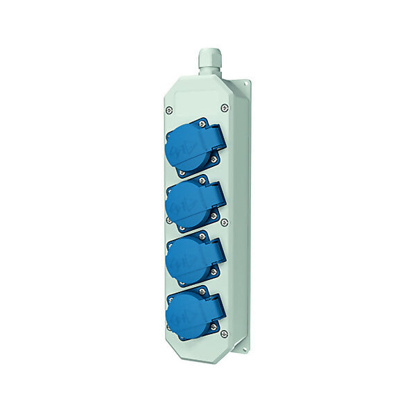 MENNEKES Steckdosenleiste TL 4xSchuko,30Gr.schräg 88678